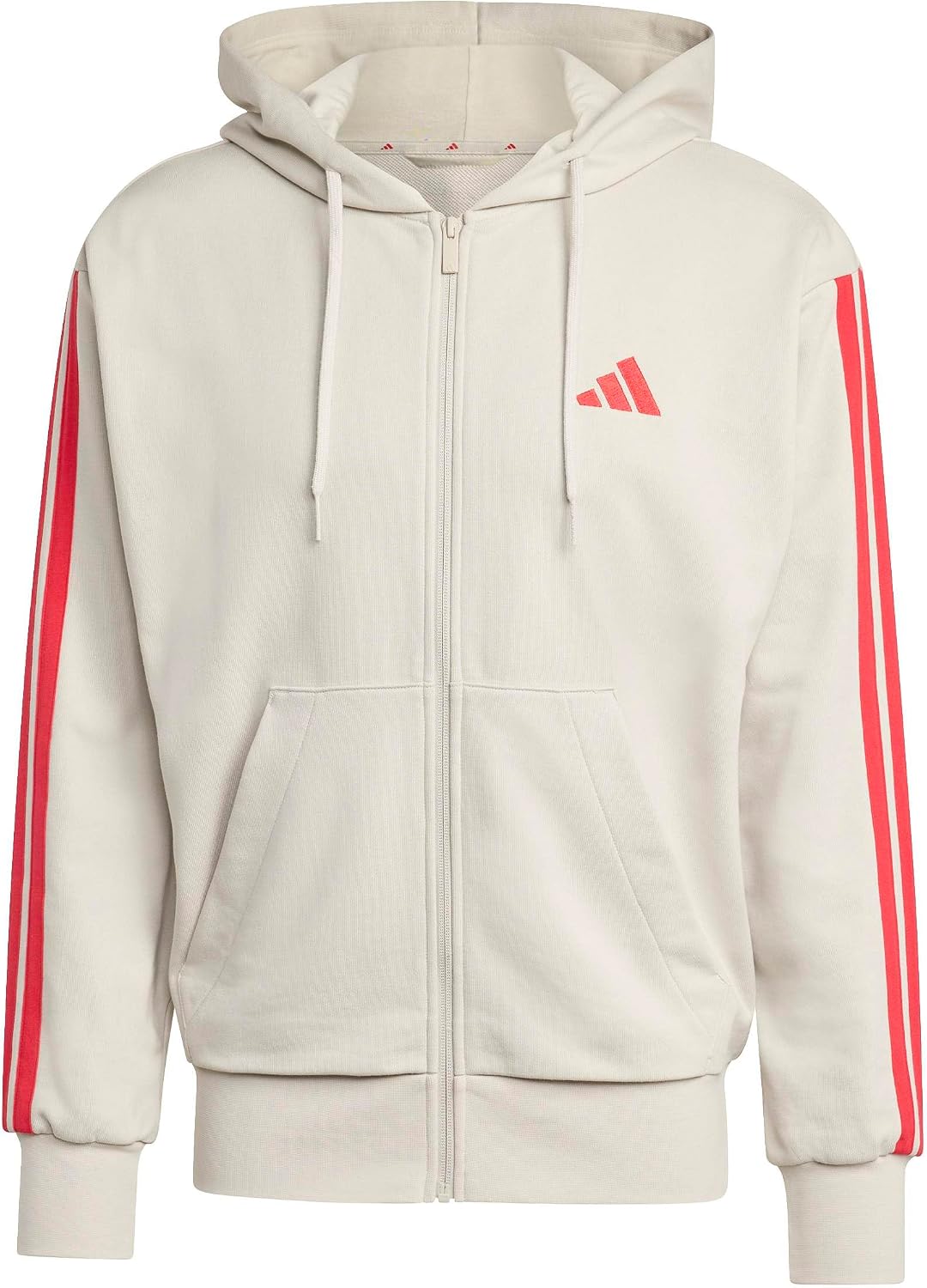 Thumbnail 6 de adidas Herren Essential Three Stripes French Terry Fullzip Hoodie mit durchgehendem Reißverschluss