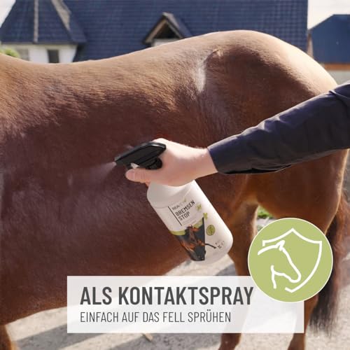 Detalle de ReaVET Bremsen Stop Spray für Pferde 1L – TESTSIEGER mit Aloe Vera