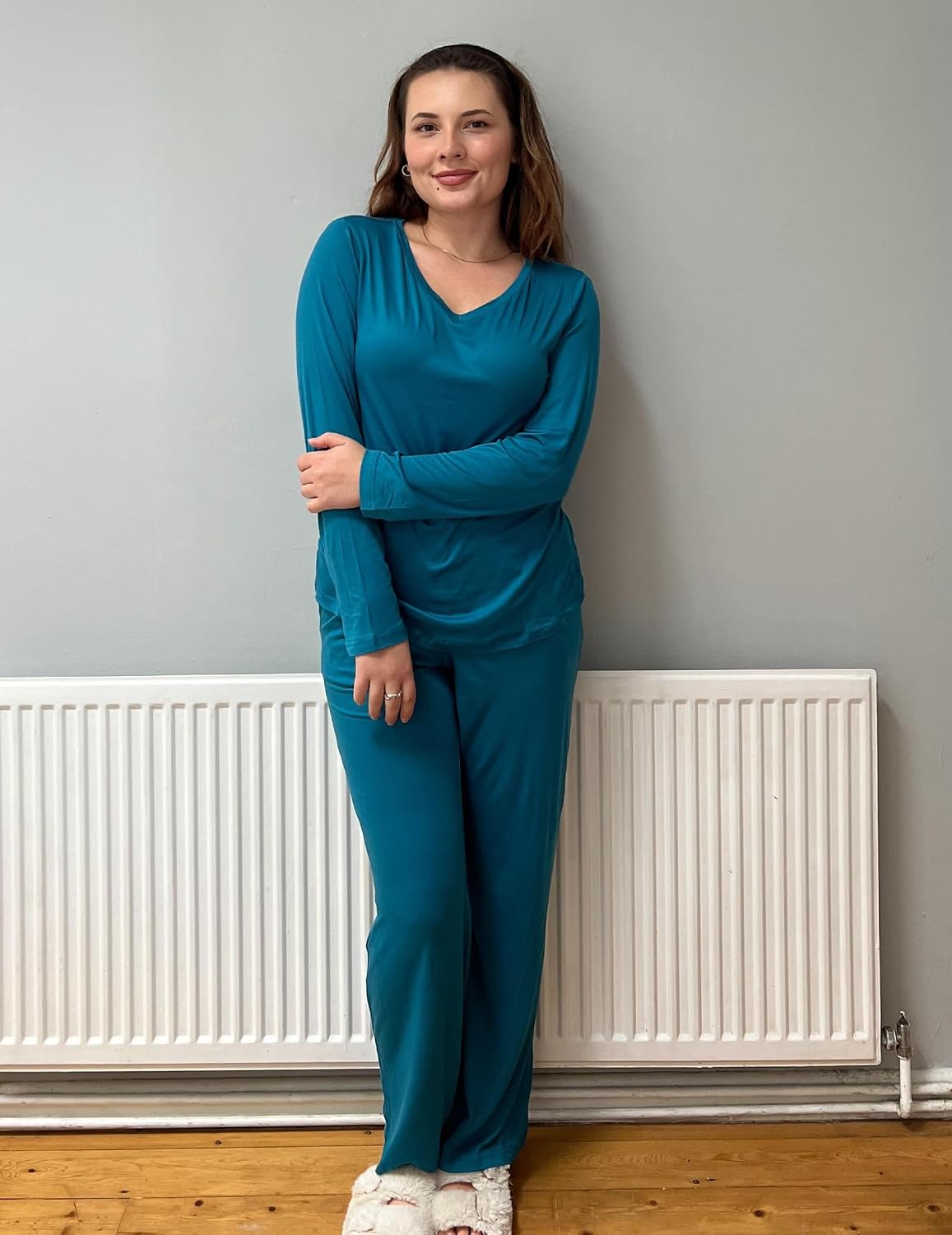 Detalle de Ekouaer Women's Pajama Sets, 2-Pack