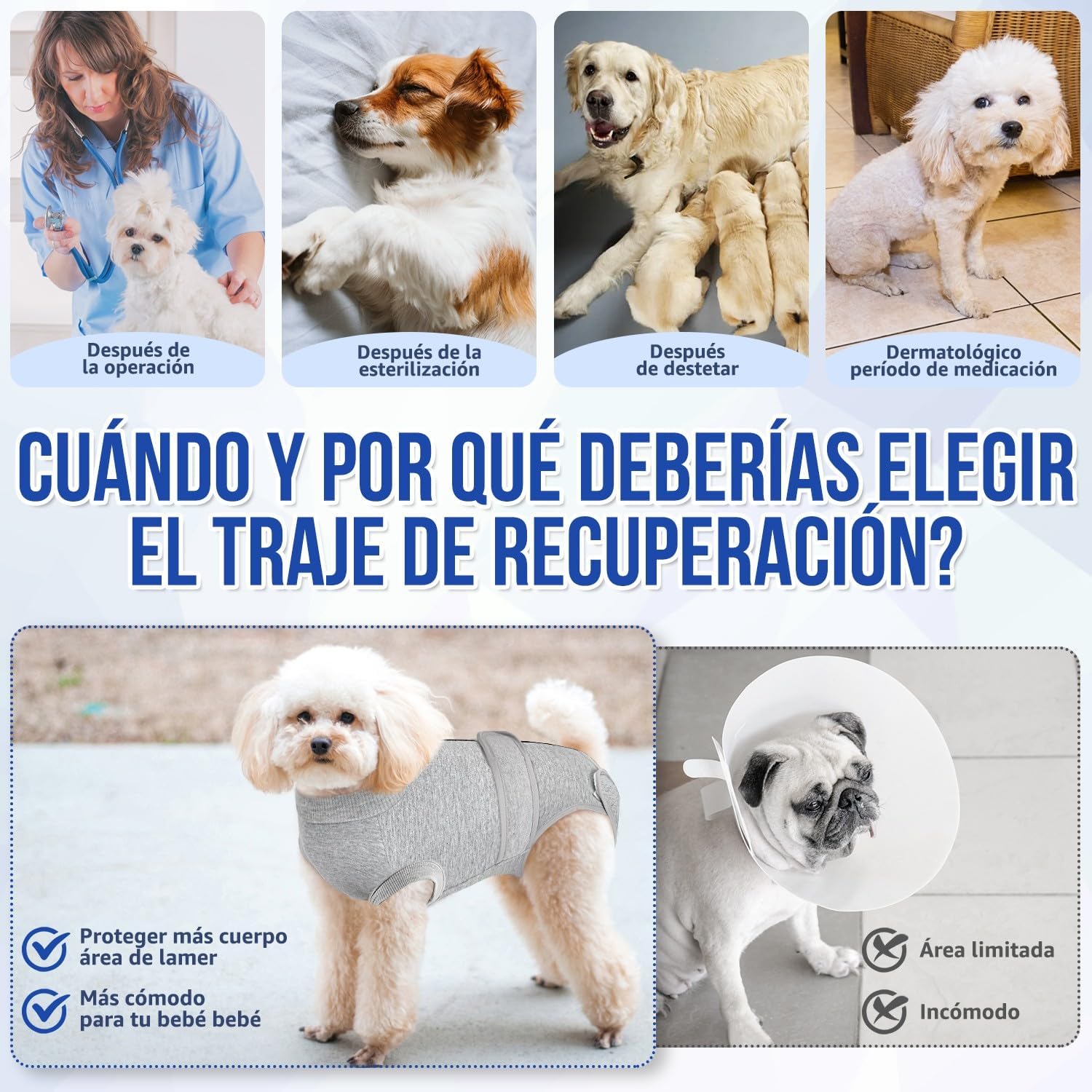 Thumbnail 2 de SlowTon Traje de recuperación para perros