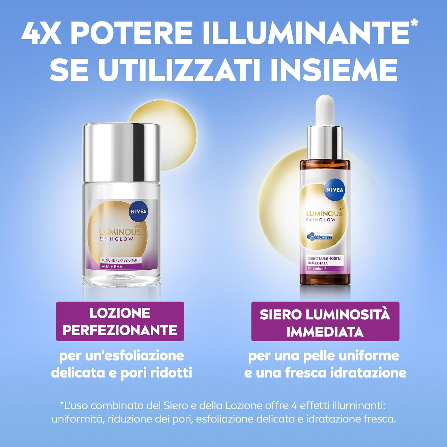 Thumbnail 6 de NIVEA Luminous630 Skin Glow Lozione Perfezionante viso senza risciacquo, 100 ml