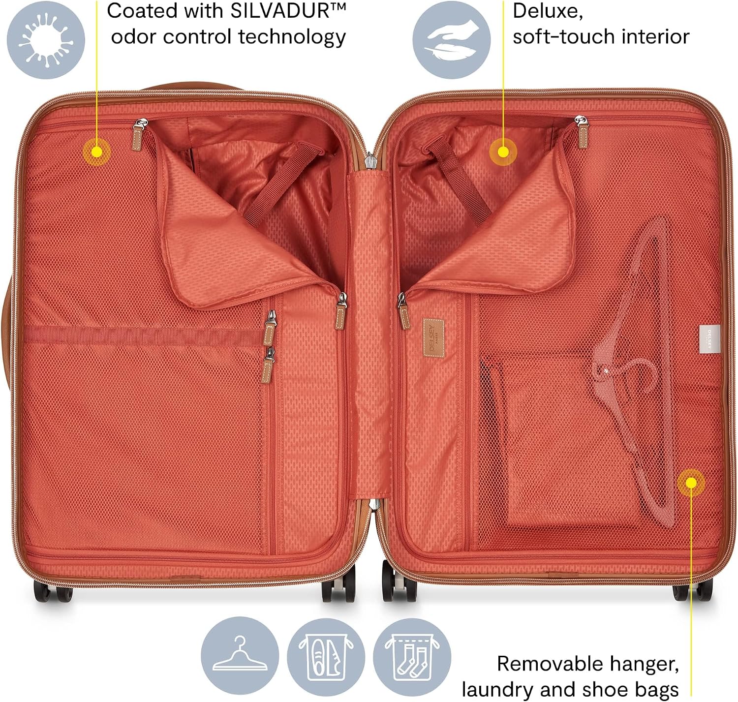 Thumbnail 2 de DELSEY PARIS Checked Suitcase, 28-Inch