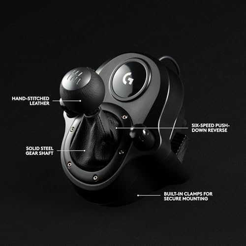 Detalle 2 de Logitech G Driving Force Shifter: Six-Speed H Pattern for G29/G920/G923 on PC