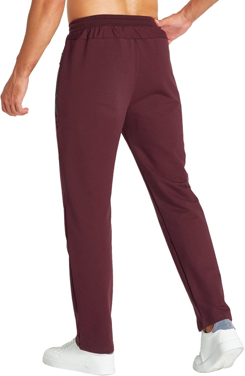 Thumbnail 1 de JustSun joggingbroek voor heren van katoen met stretch en ritszakken