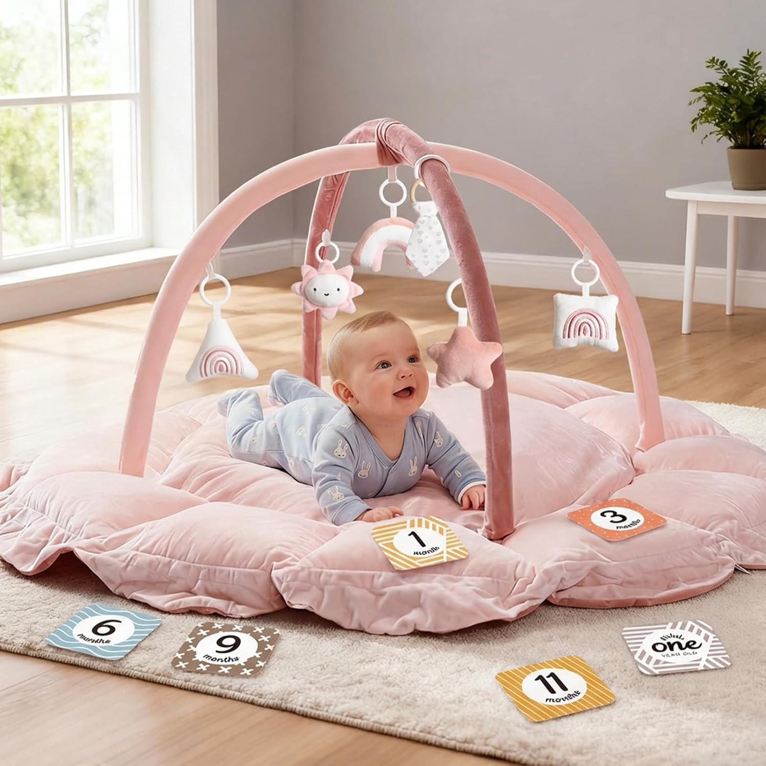 Thumbnail 6 de Mallify 5-in-1-Wandelbares Baby-Spielbogen