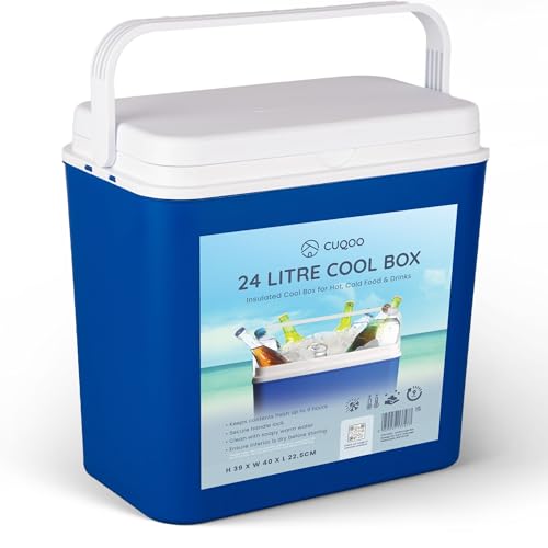 Detalle de CUQOO Cool Box 24L: A practical, compact cooler for beach trips and picnics