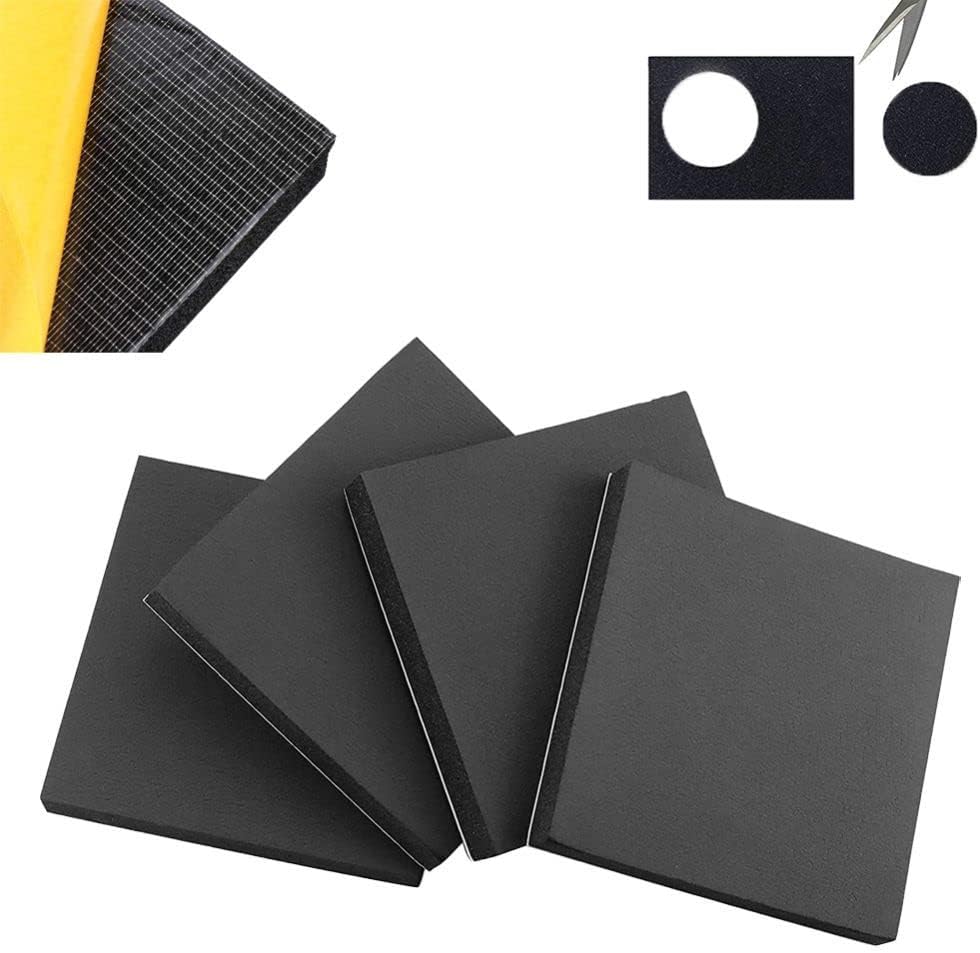 Zayejod Neopren Schaumplatten 2 cm, 4 Stück