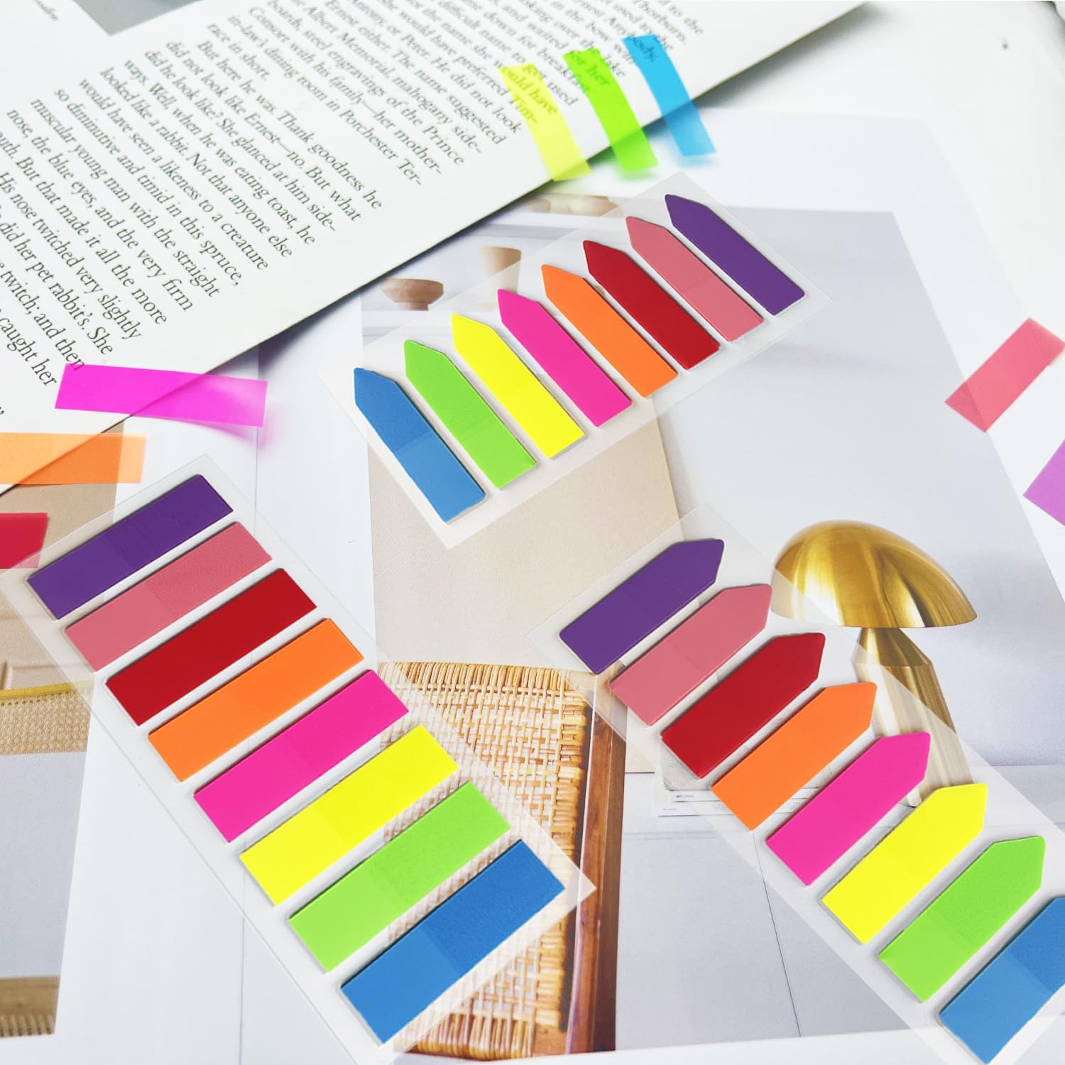 Thumbnail 6 de Xcdhemde® BE-TMD-BQZ plakmarkers, 2.000 stuks, 8 kleuren en 2 vormen