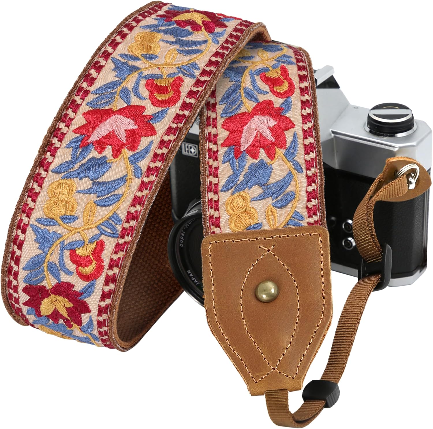 Detalle de Padwa Lifestyle 2" Classic Crazy Horse Camera Strap