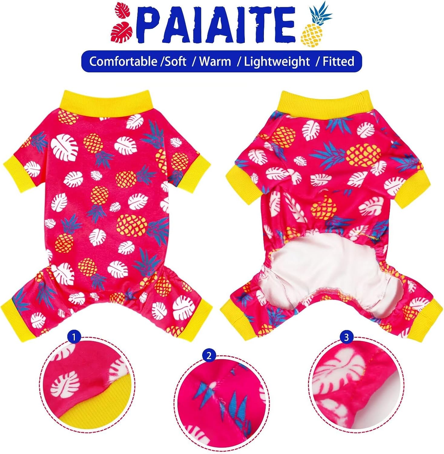 Detalle de Paiaite Dog Pajamas, Size L