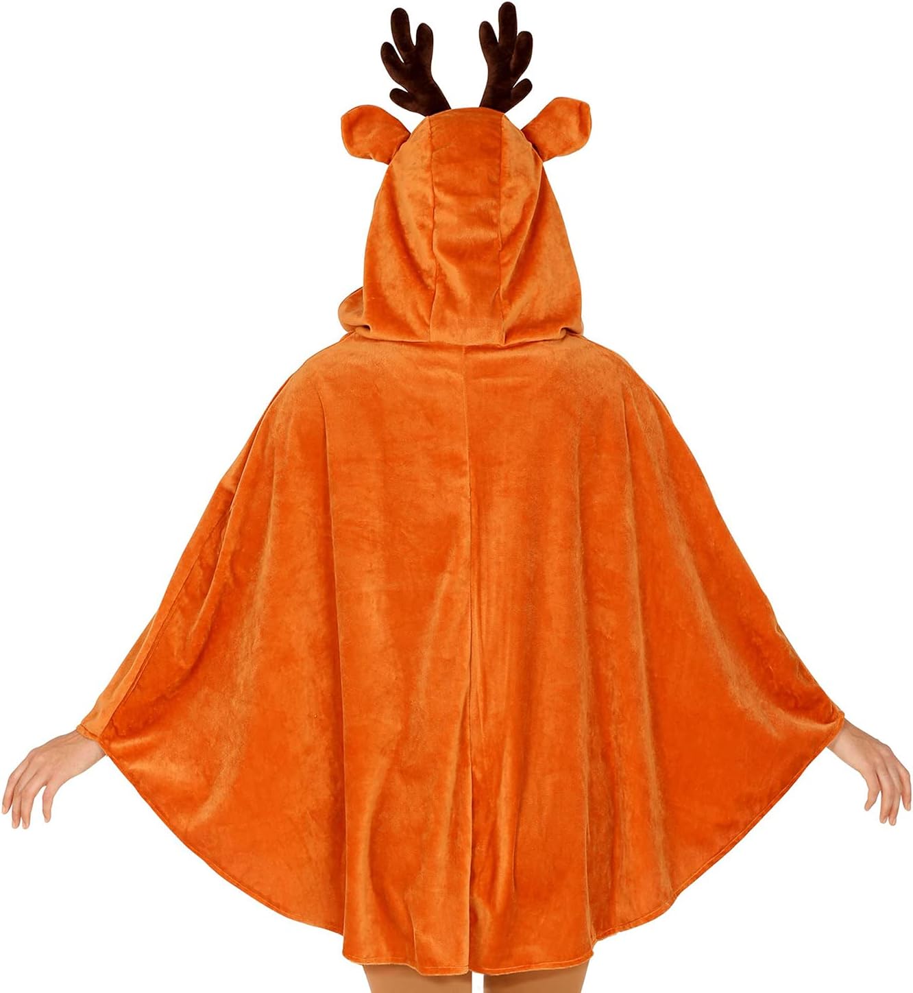 Detalle de Widmann Milano Party Fashion Poncho mit Kapuze – Reh-Kostüm für Erwachsene