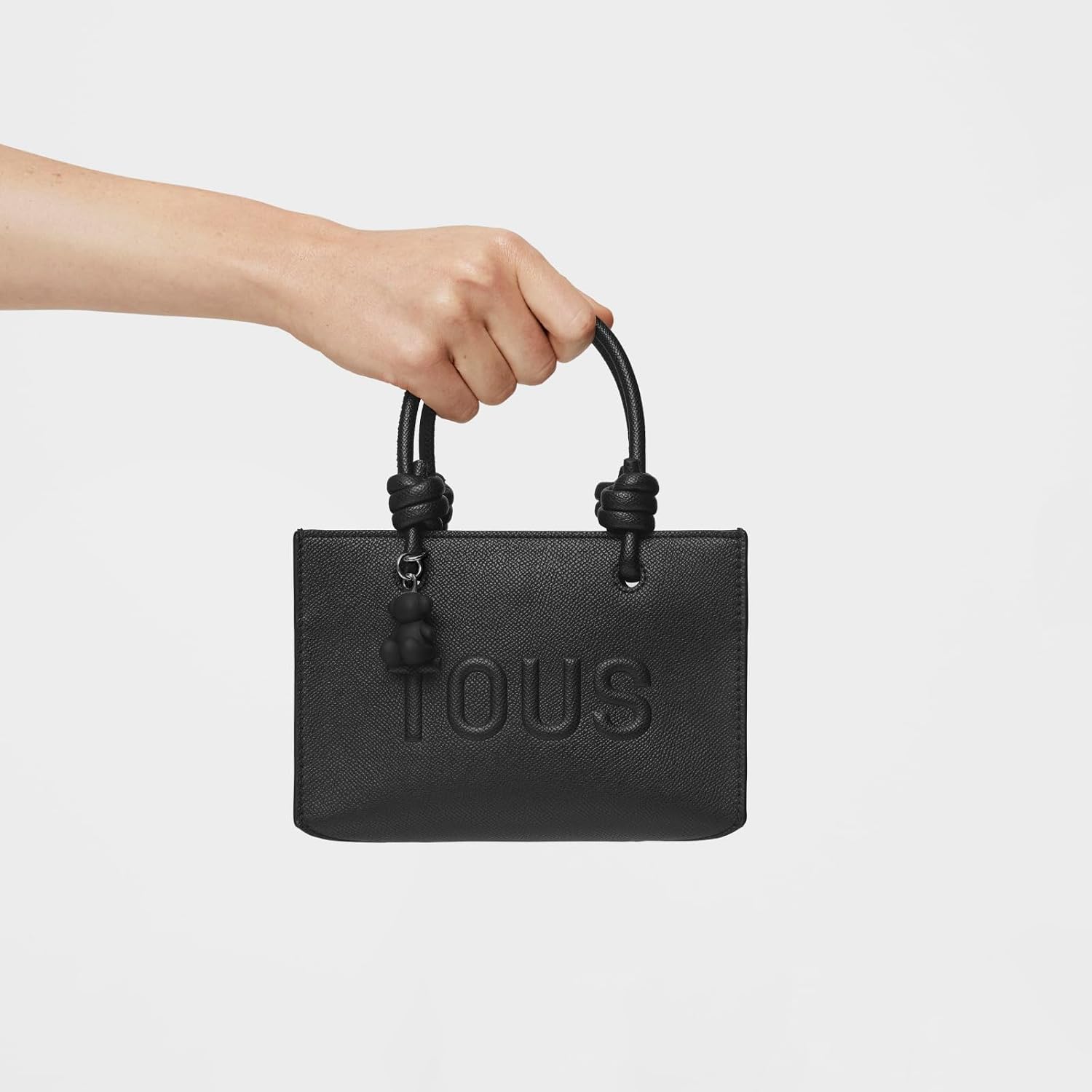 Detalle de TOUS Mini Horiz T La Rue New Sac pour femme — noir, 6 litres