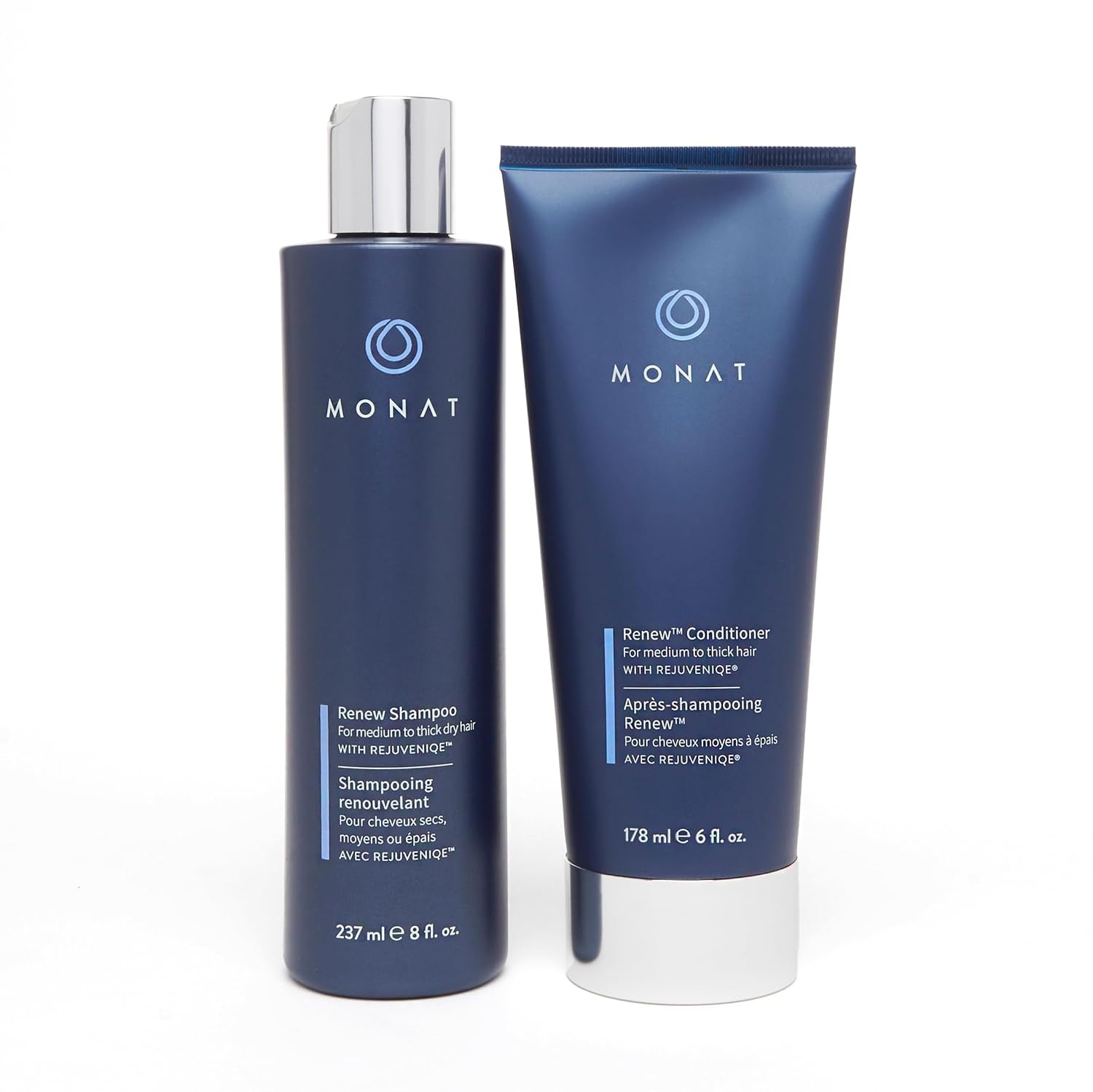 Detalle de MONAT Renew Shampoo & Conditioner Set for Dry to Thick Hair 💧