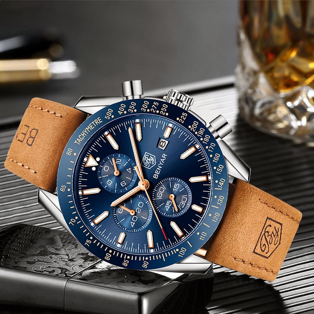 Thumbnail 3 de BY BENYAR BY-5140 Herrenuhr 45 mm