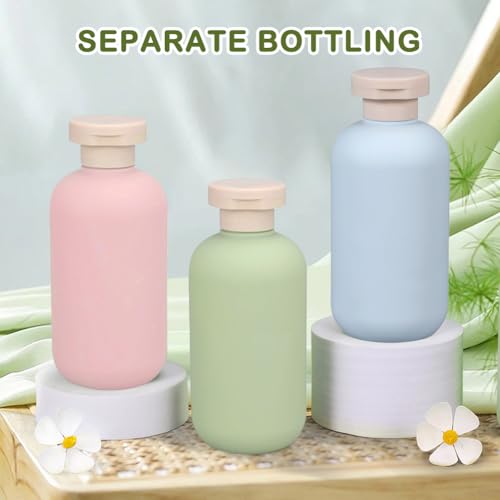 Detalle de YUNHOLO 3Pcs 200ml Travel Bottles for Toiletries