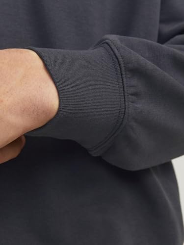 Detalle de JJECHARGE Sudadera con Cuello Redondo Noos de JACK & JONES – Azul Marino (Talla S)