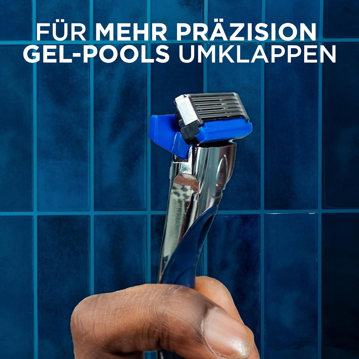 Thumbnail 5 de Wilkinson Sword Hydro 5 Rasierer für Männer – 12 Ersatzklingen, Feuchtigkeitsspendende Gel-Pools und umklappbarer Trimmer