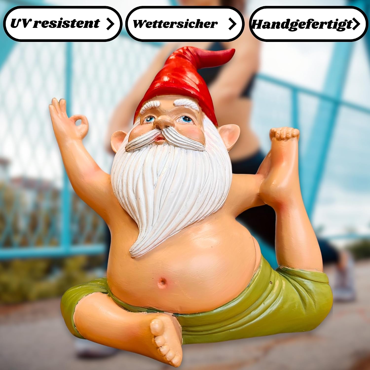 Thumbnail 2 de synxzen Yoga Gartenzwerg 17cm