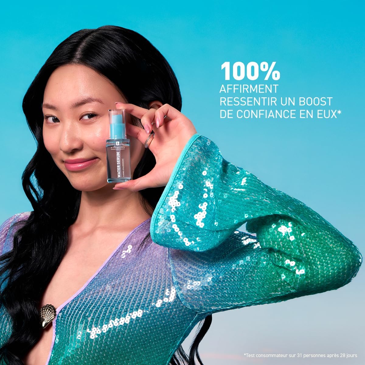 Detalle de Erborian Water Serum : Sérum hydratation intense pour peau repulpée et lumineuse