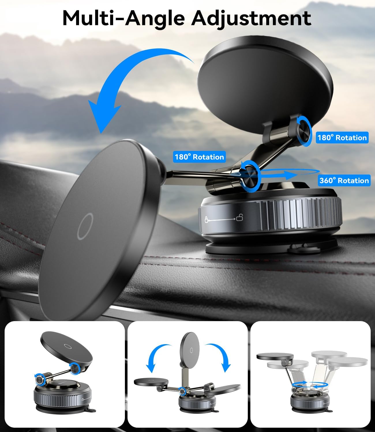 Thumbnail 4 de ALAFLY Vacuum Magnetic Phone Holder