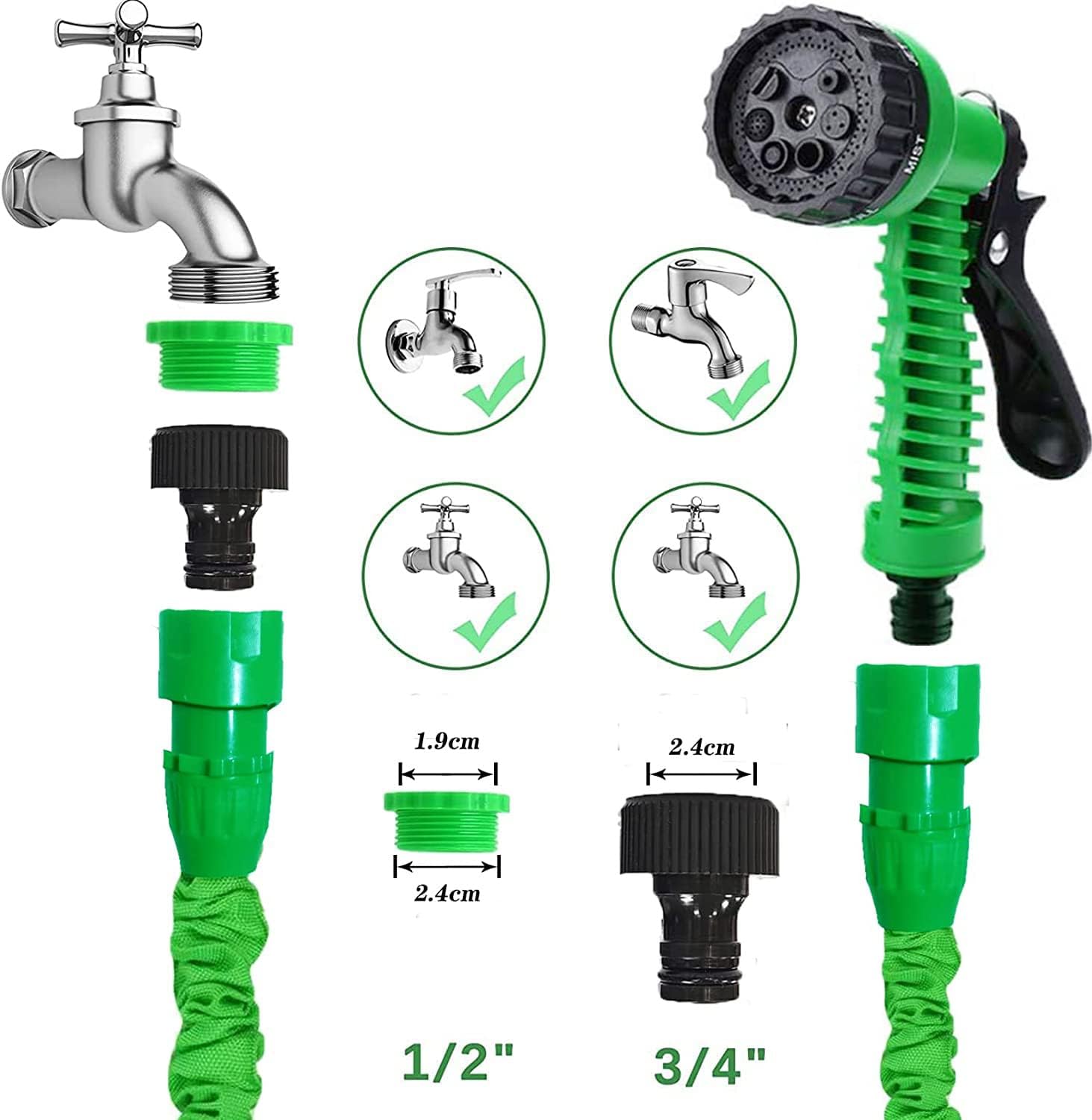 Thumbnail 3 de Expandable Garden Hose Pipe 30m
