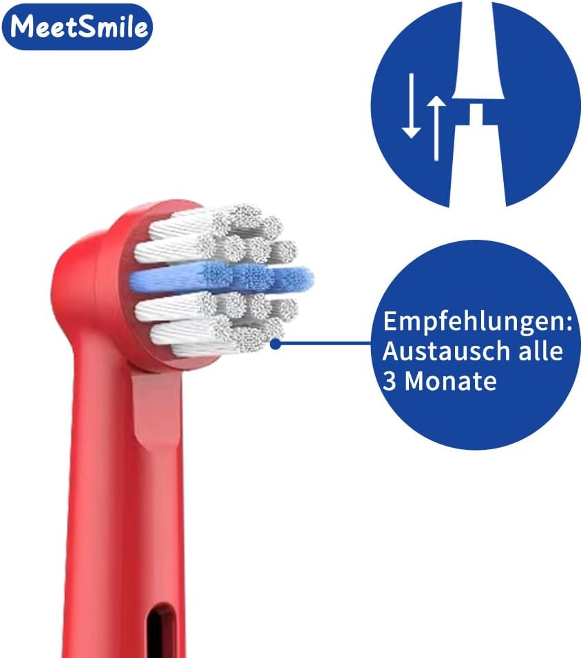 Thumbnail 6 de 16 Stück Aufsteckbürsten für Kinder – ultraweiche Borsten, kompatibel mit Braun/Oral-B Kinder-Zahnbürsten