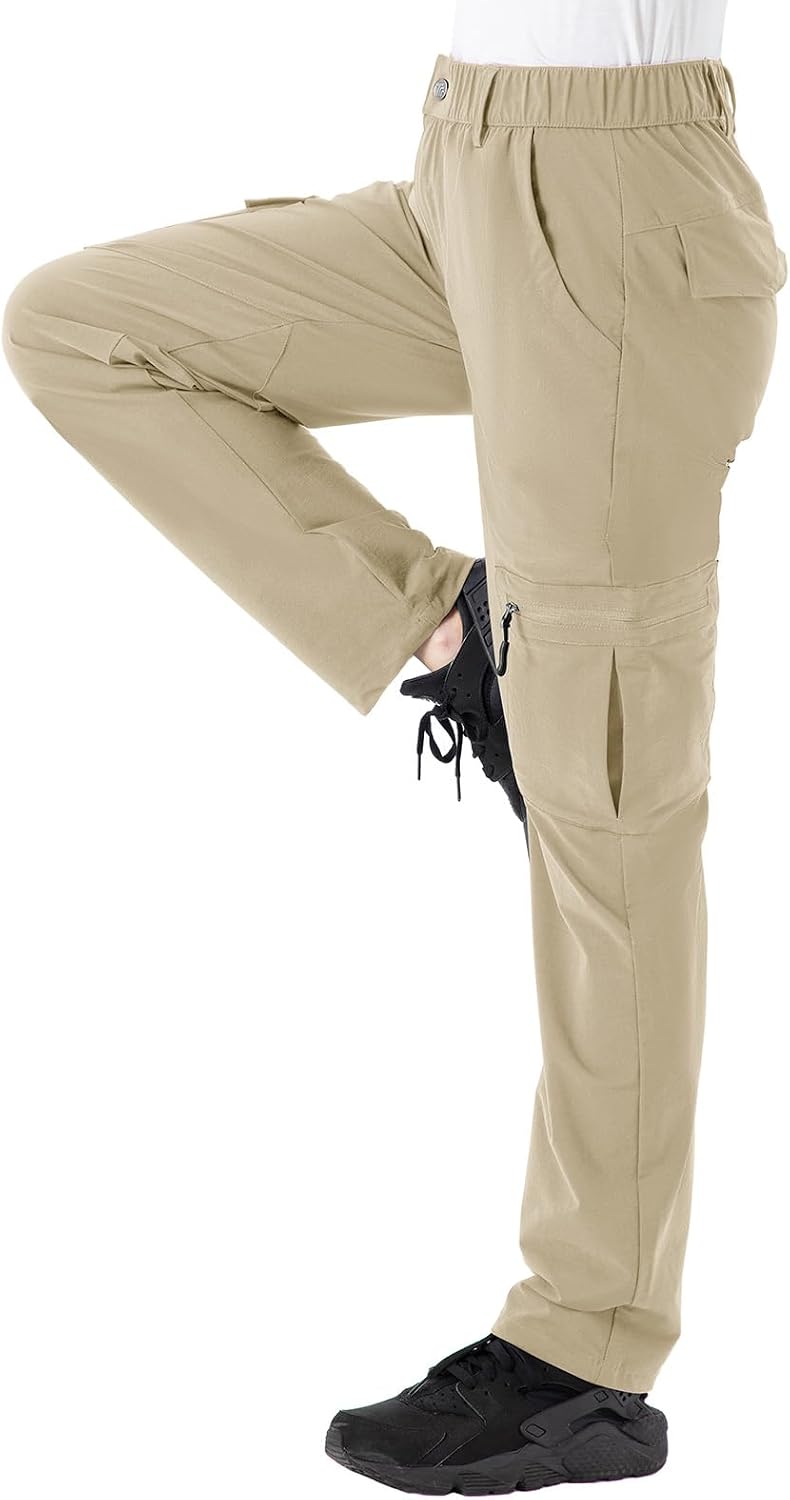 Detalle 2 de Rdruko Women's Hiking Cargo Pants, Water-Resistant, Quick-Dry, UPF 50+