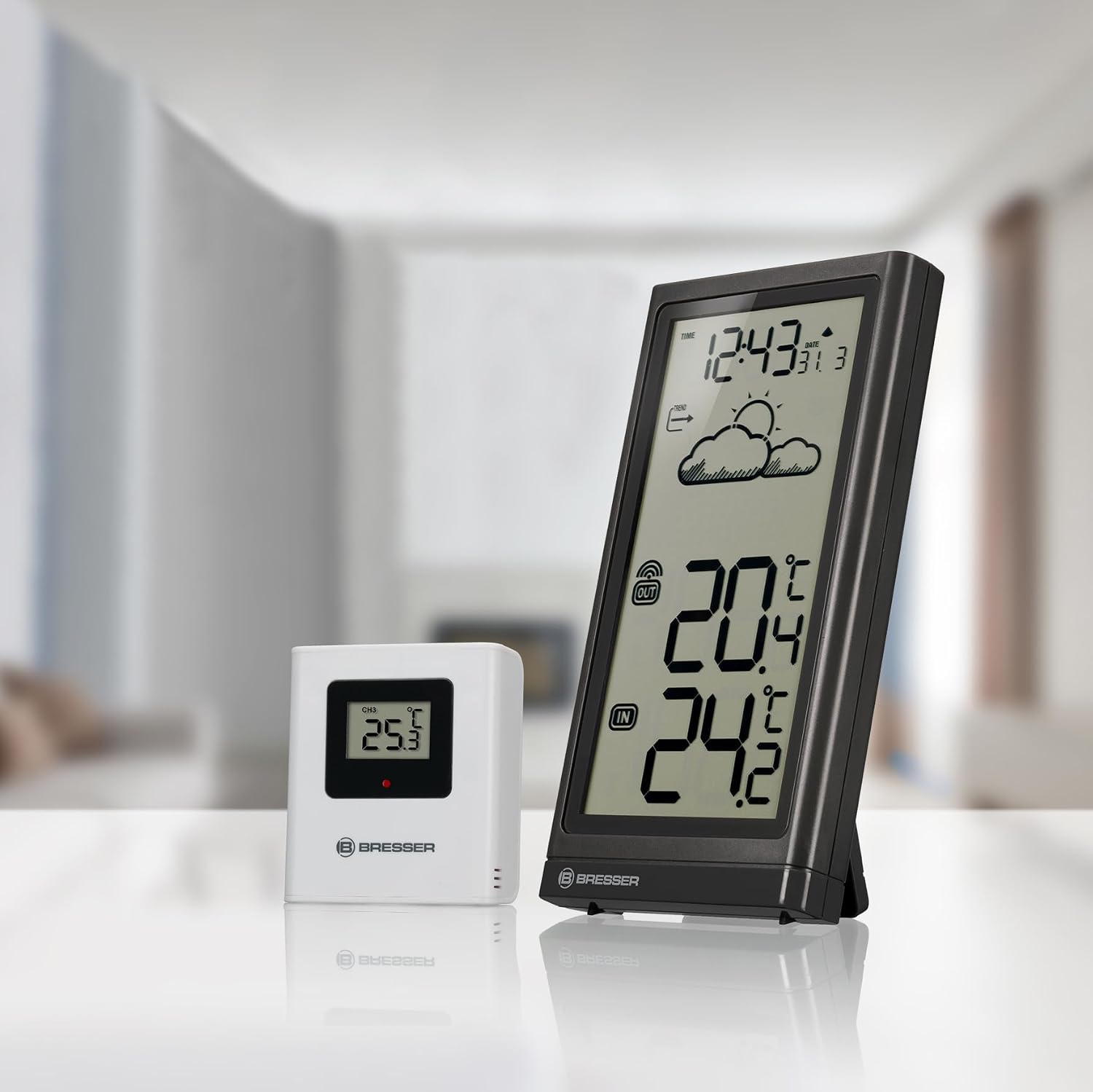 Detalle 2 de Funkwetterstation mit Außensensor Meteo Temp