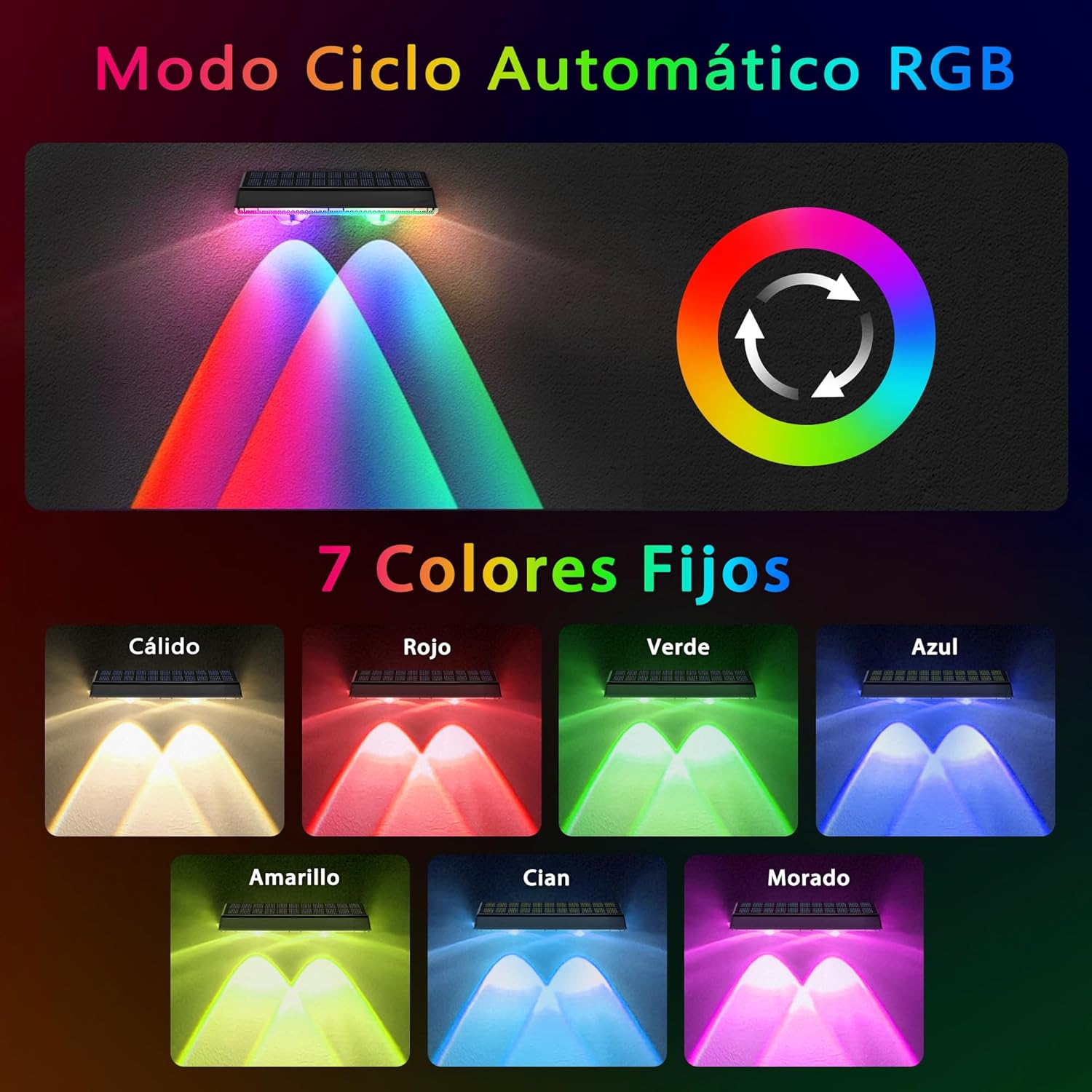 Thumbnail 3 de Delaiglow Luz Solar Exterior 6 Pack