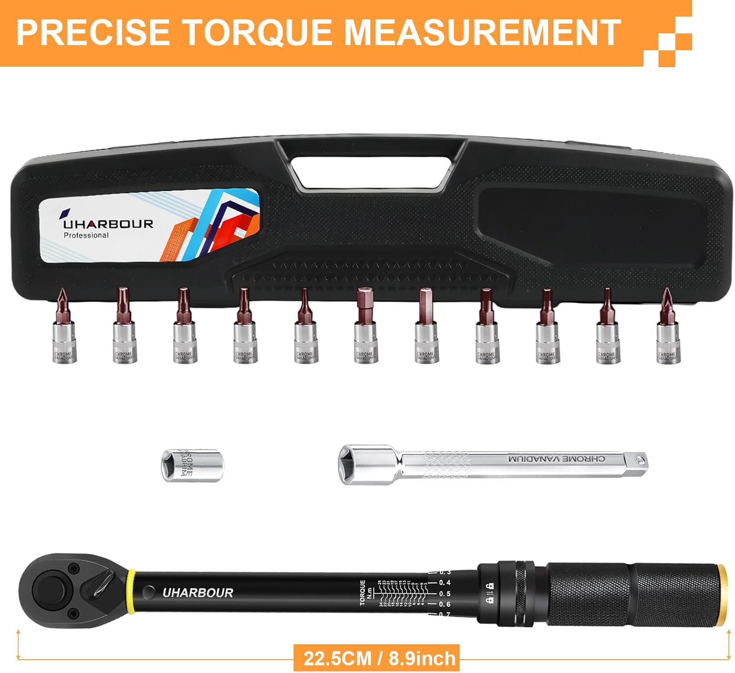 Thumbnail 1 de Torque wrench set 3-25Nm, 14 piece