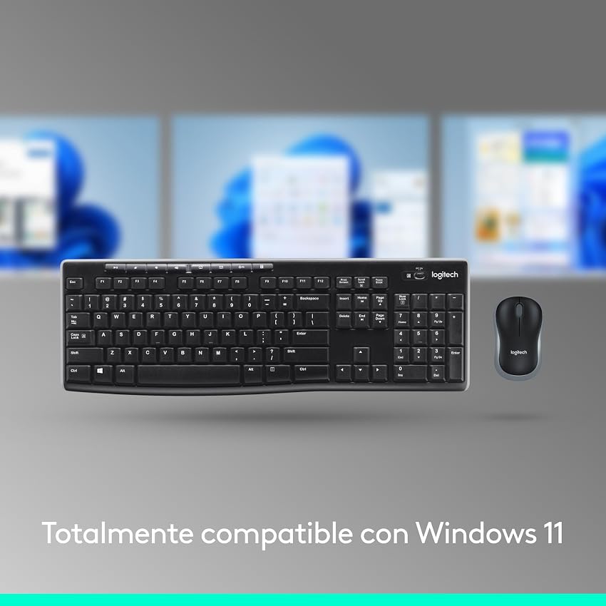 Detalle 2 de Logitech MK270 Combo teclado y ratón inalámbrico 2 años