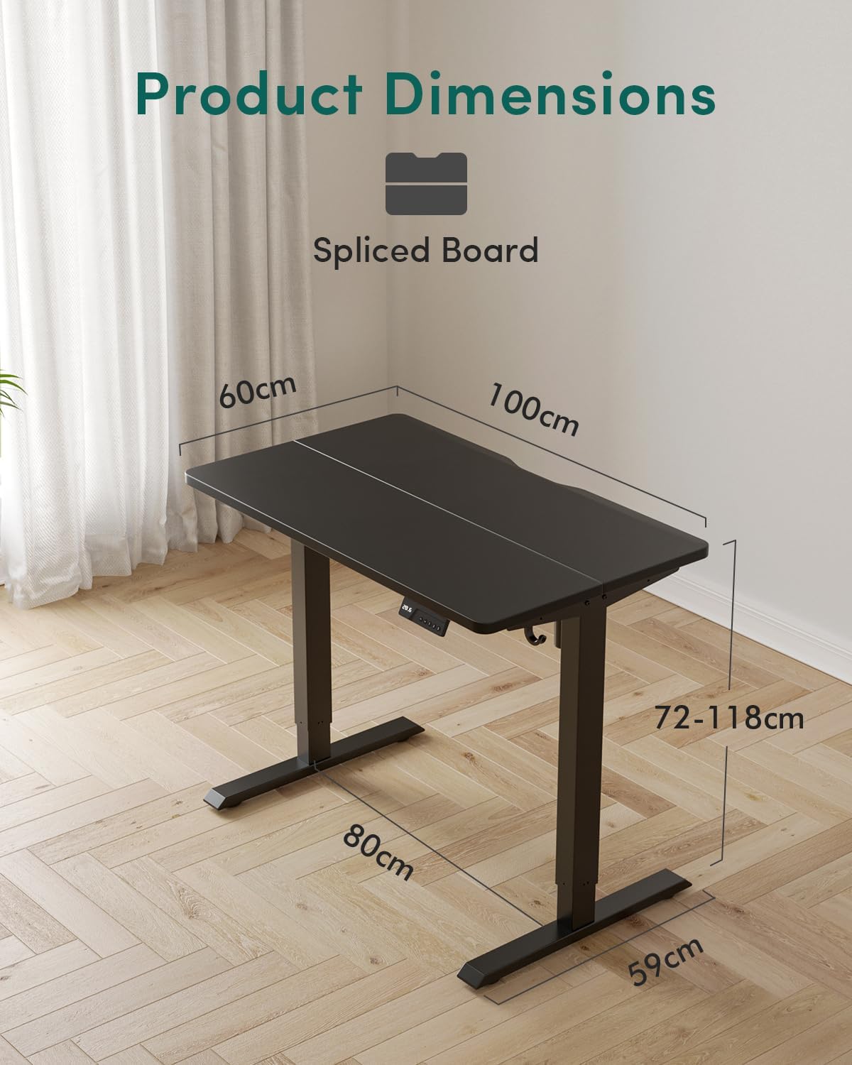 Detalle de FEZIBO Electric standing desk 71-115 cm