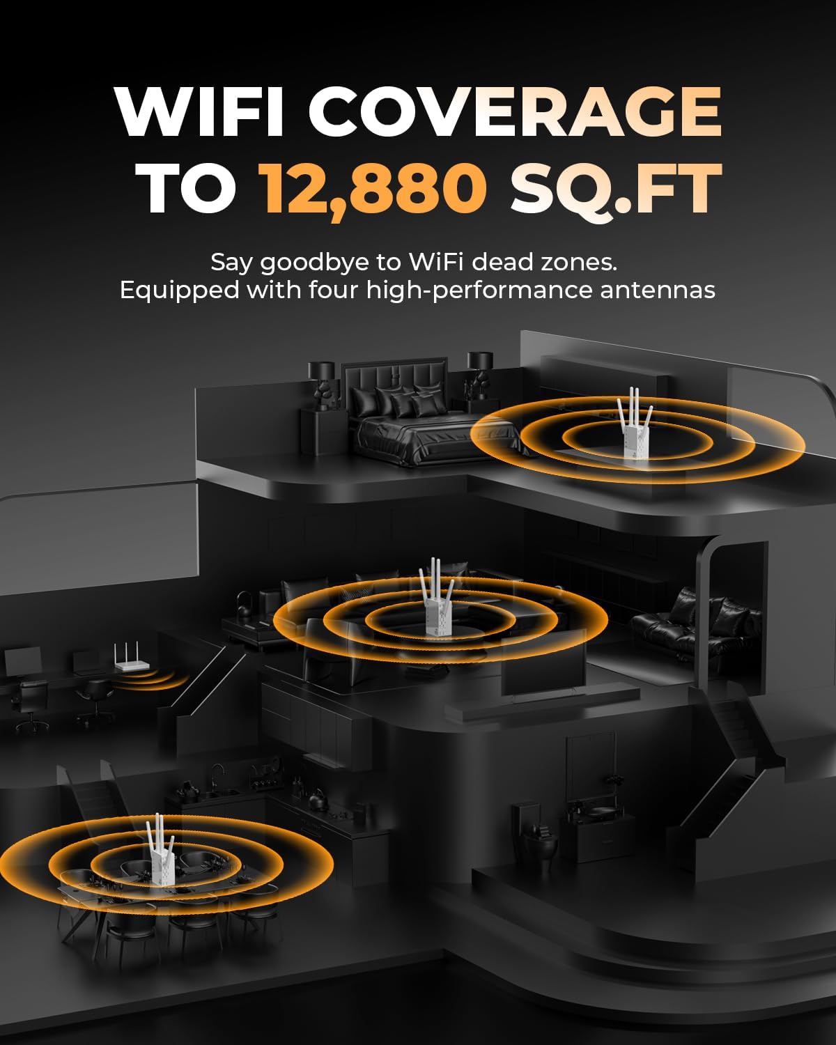 Detalle de WiFi Extender with 1200 Mbps