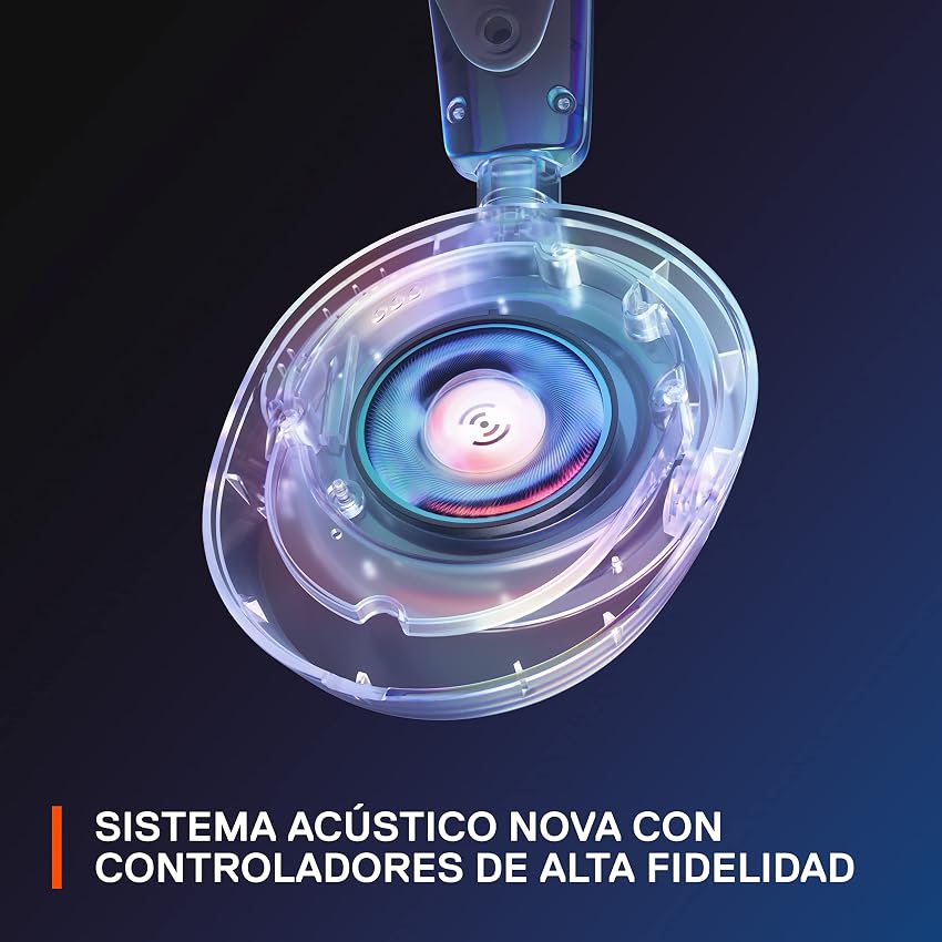 Detalle 2 de SteelSeries Arctis Nova 3 🎧 Controladores Hi-Fi y Audio 360°