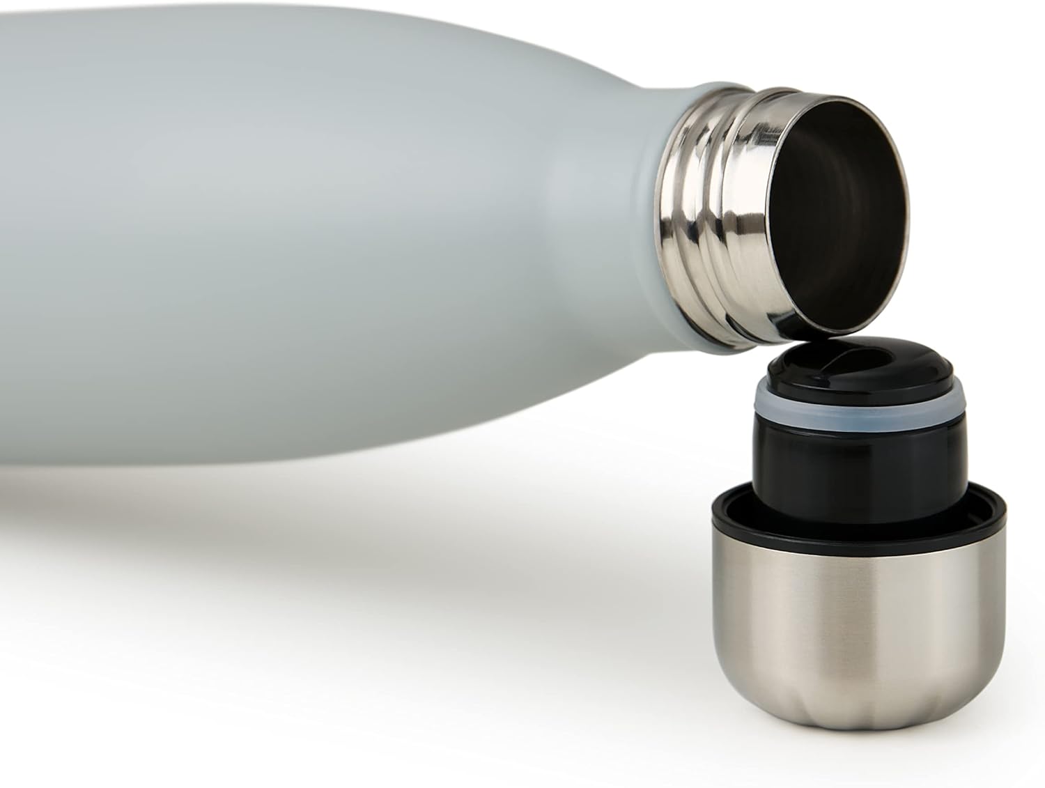 Thumbnail 2 de Blumtal Trinkflasche 1000 ml Edelstahl – auslaufsichere Doppelwand-Isolierflasche, BPA-frei, Grau (Ultimate Grey)