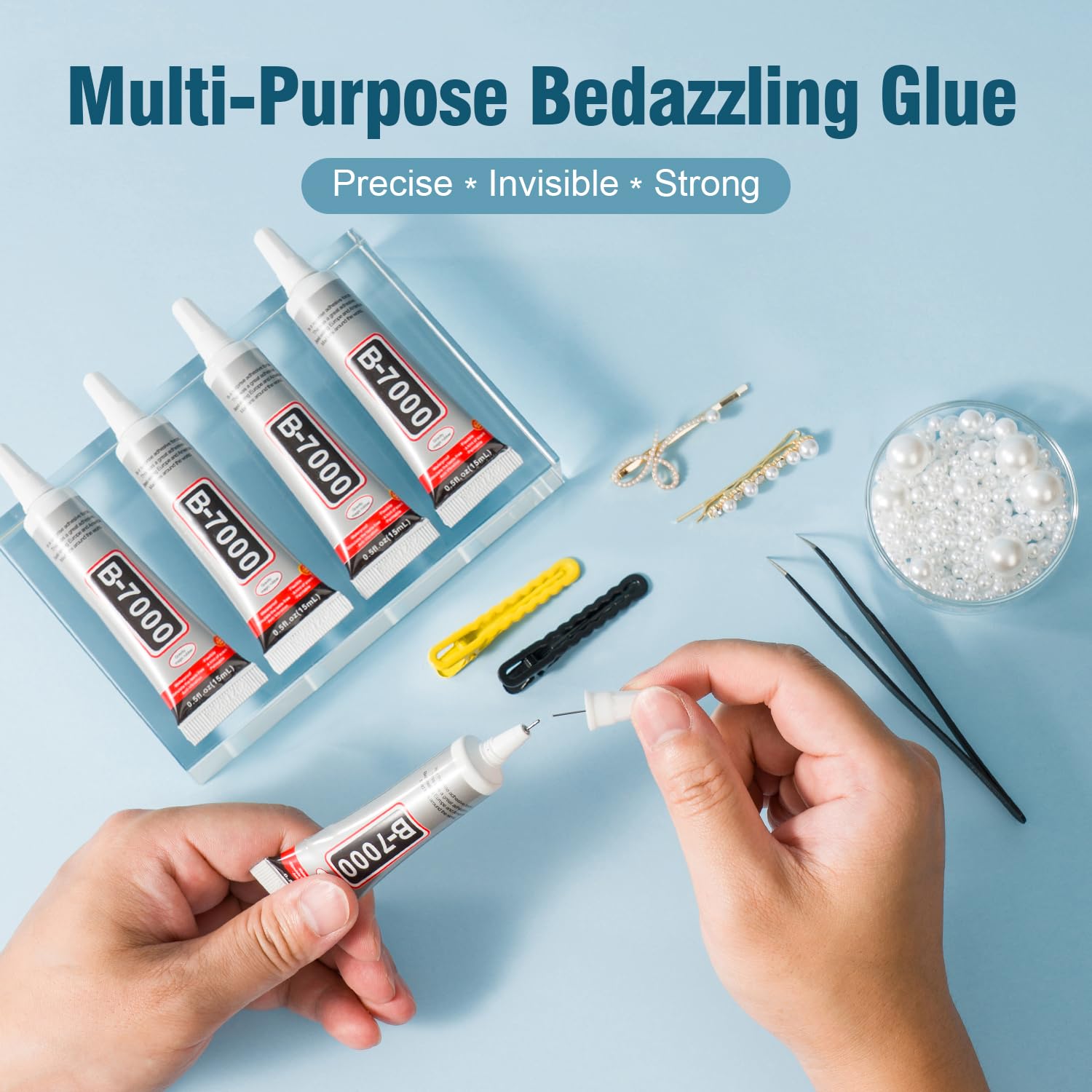 Thumbnail 1 de Zorela 10-Pack 15ml B7000 Clear Glue with Precision Tip – Multi-Purpose Craft Adhesive