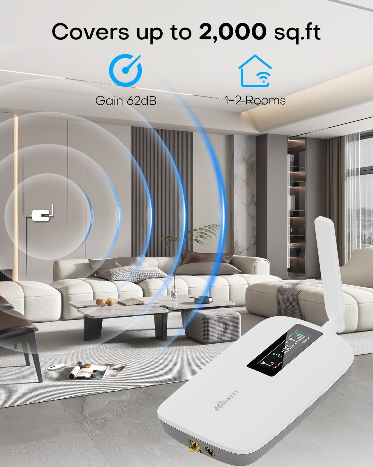 Thumbnail 5 de HiBoost Cell Phone Booster 2000 sq ft