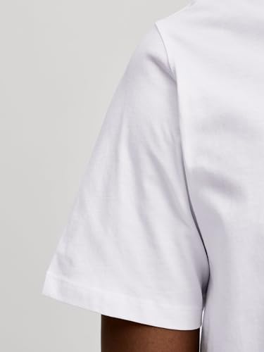 Thumbnail 6 de JACK & JONES JJEORGANIC BASIC TEE SS O-NECK NOOS – T‑shirt bianca in cotone biologico, taglia M
