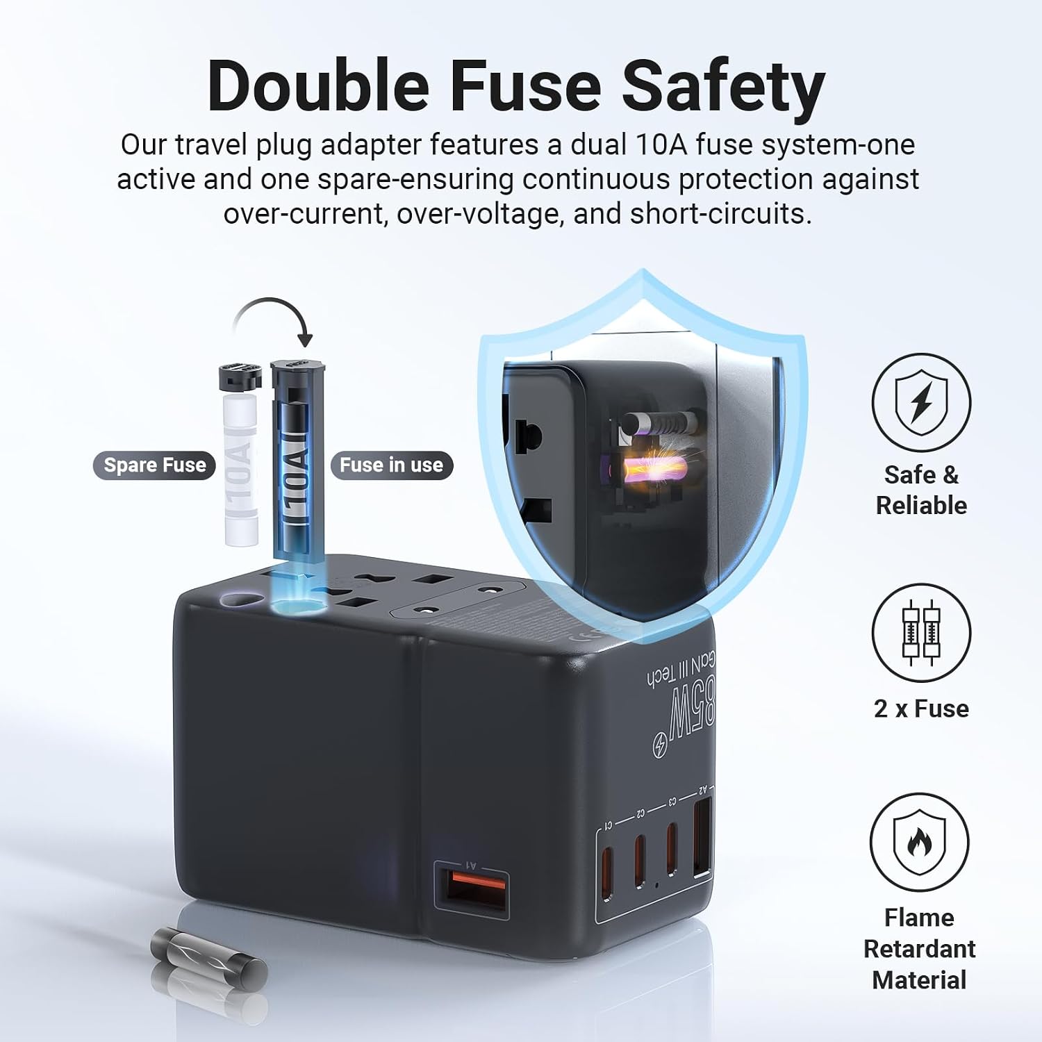 Detalle 2 de MINIX Universal Travel Adapter 85W