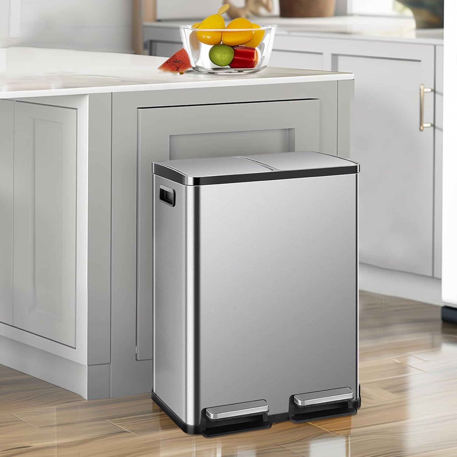 Detalle 2 de NEWBULIG Kitchen Trash Can, 16 Gallon