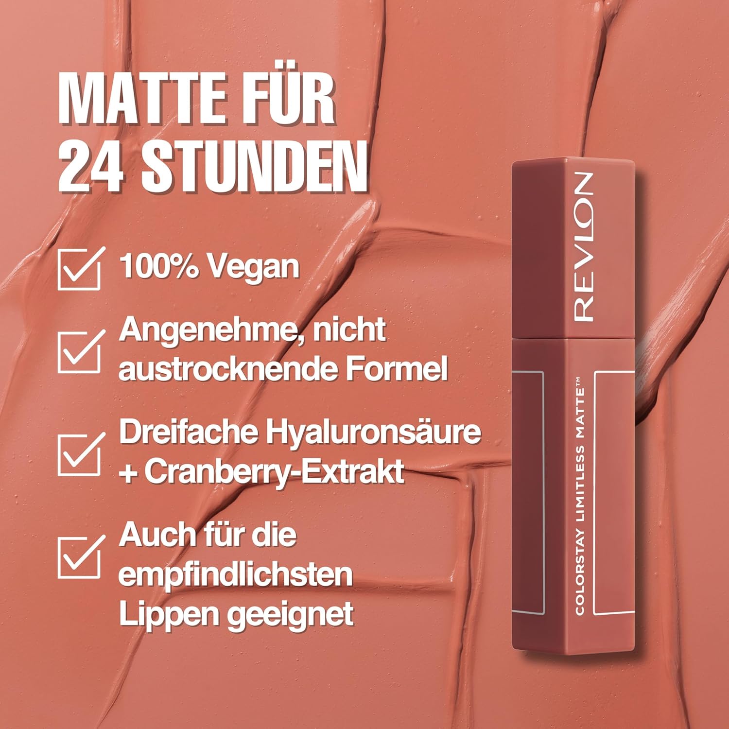 Thumbnail 1 de Revlon ColorStay Limitless Matte Liquid Lipstick 006 Manifest – ultralang haltender, veganer Flüster-Lippenstift