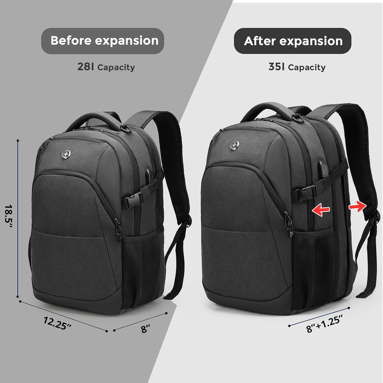 Detalle de Swissdigital Design Laptop Backpack 17-Inch