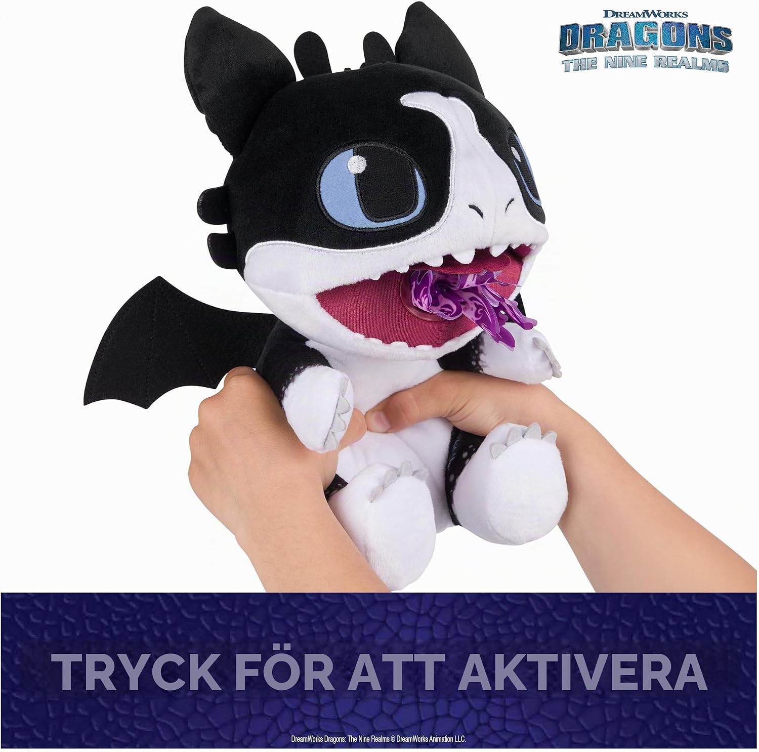 Detalle 2 de How To Train Your Dragon 6064862 Thunder plyschdrake med Plasma Blast, 30 cm
