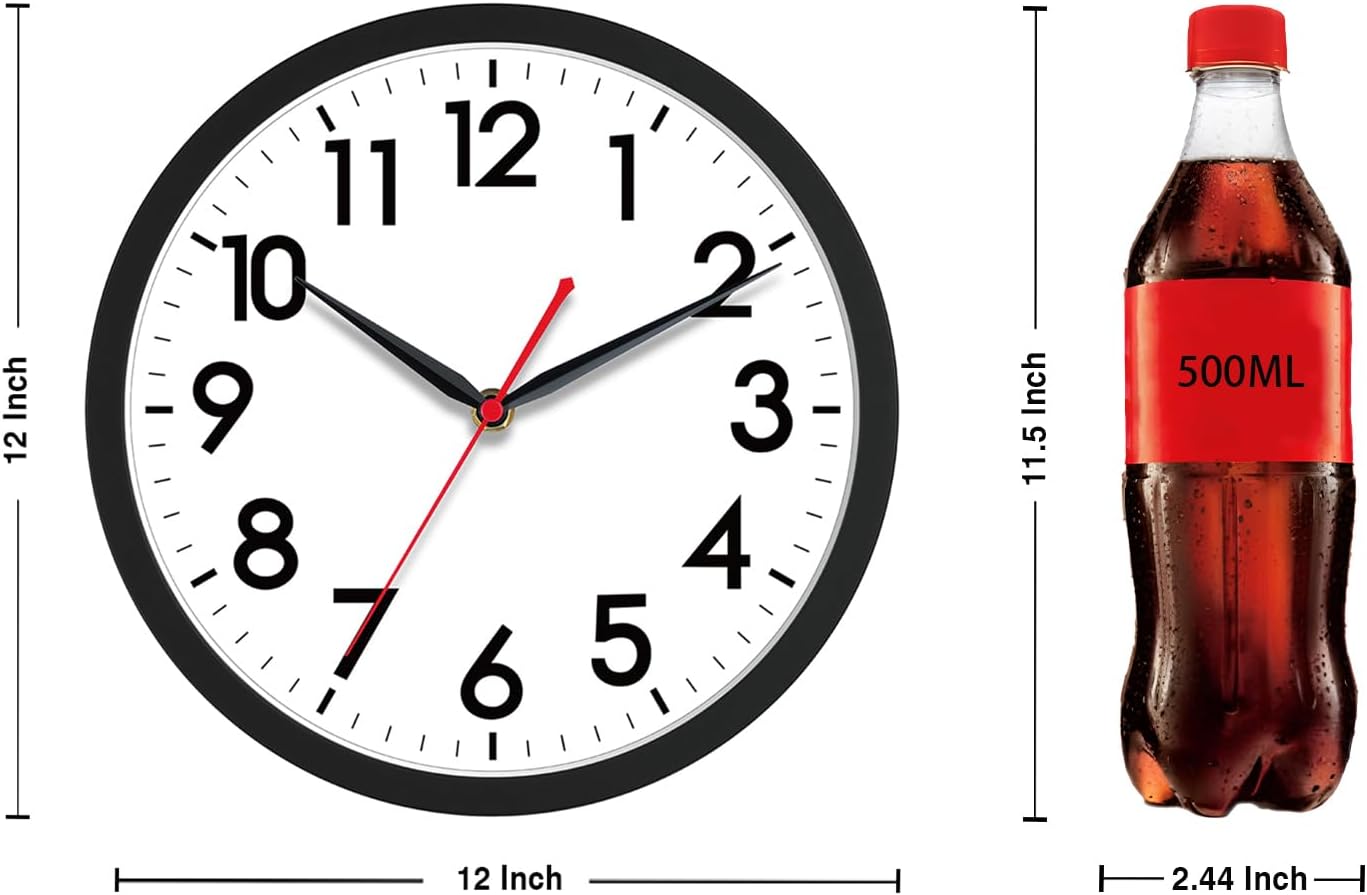 Thumbnail 1 de AKCISOT 12 Inch Silent Wall Clock for Home 🕰