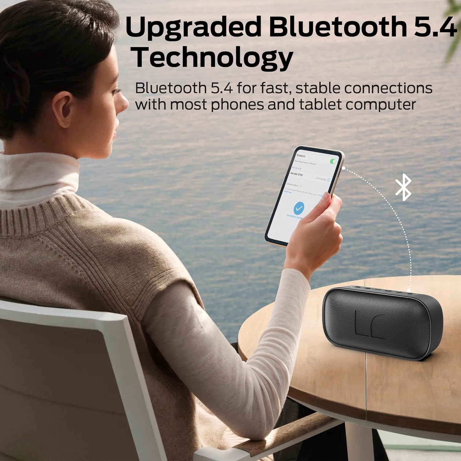 Thumbnail 4 de Monster S150 Speaker: Strong Bluetooth 5.4, IPX7 Waterproof, Multi-Speaker Connectivity