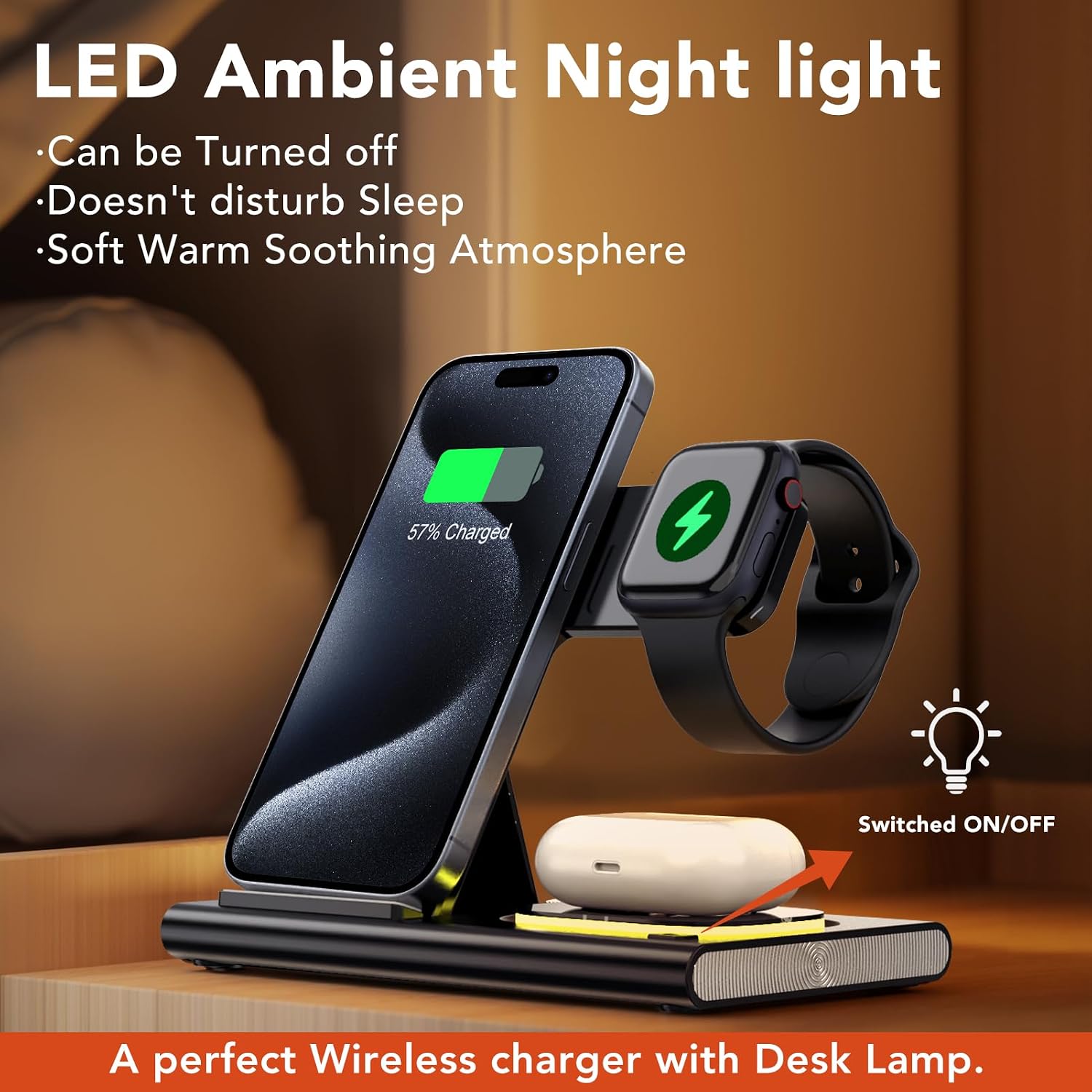 Detalle de iPhone 17 3-in-1 Wireless Charging Station