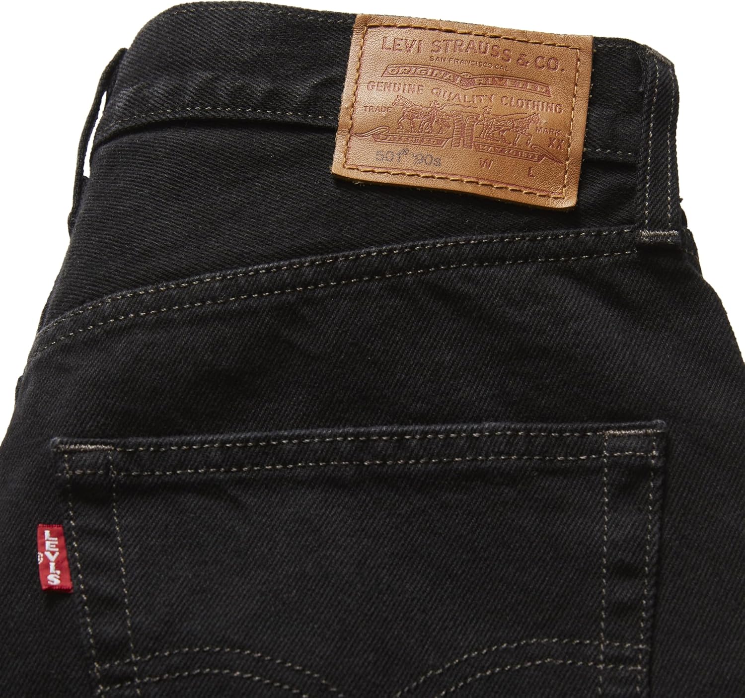 Thumbnail 6 de Levi's 501 90's Donna - Jeans Rinsed Blacktop, 27W / 30L