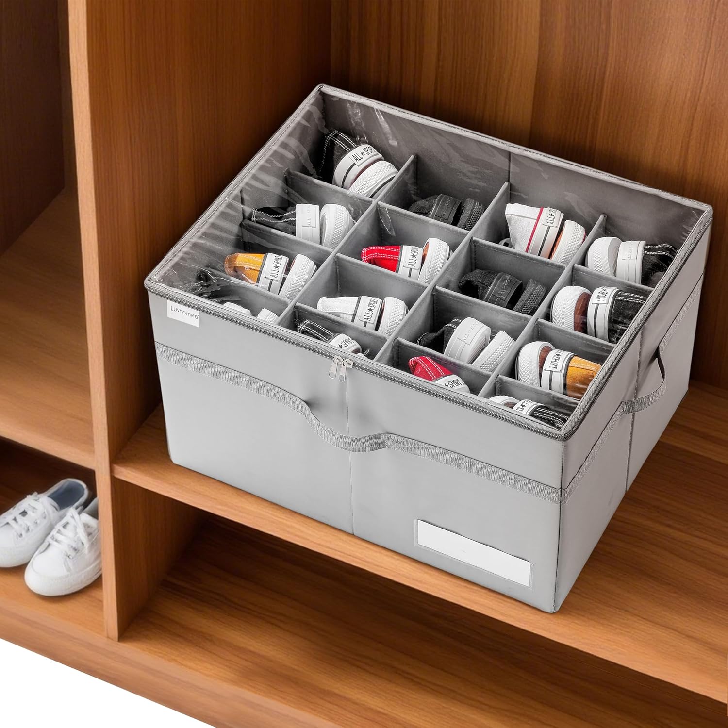 Thumbnail 6 de Organizer Scarpe per Armadio 16 Paia 53x42x33 cm