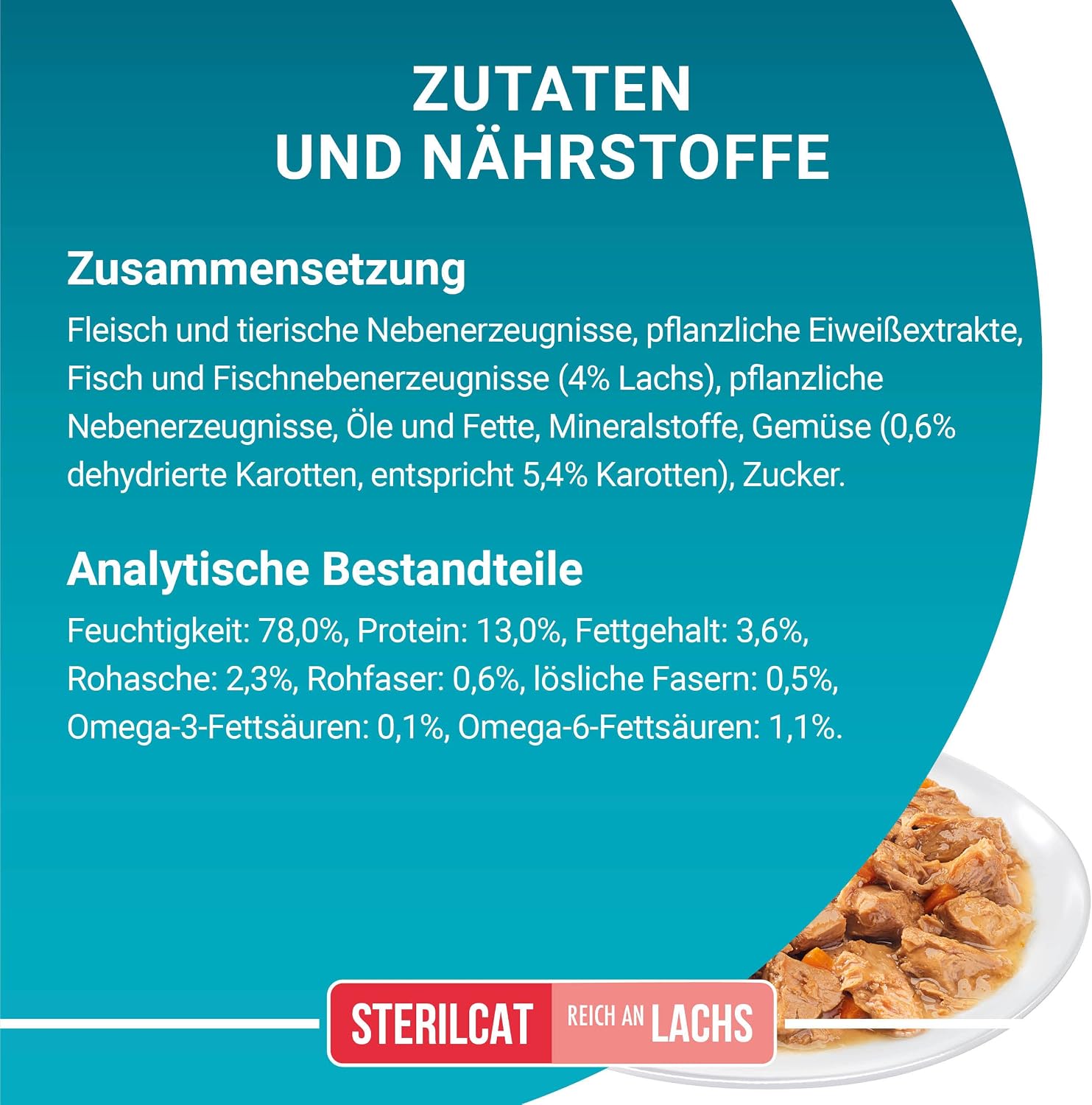 Thumbnail 5 de PURINA ONE STERILCAT Wet Cat Food with Salmon and Carrots, 26 x 85 g