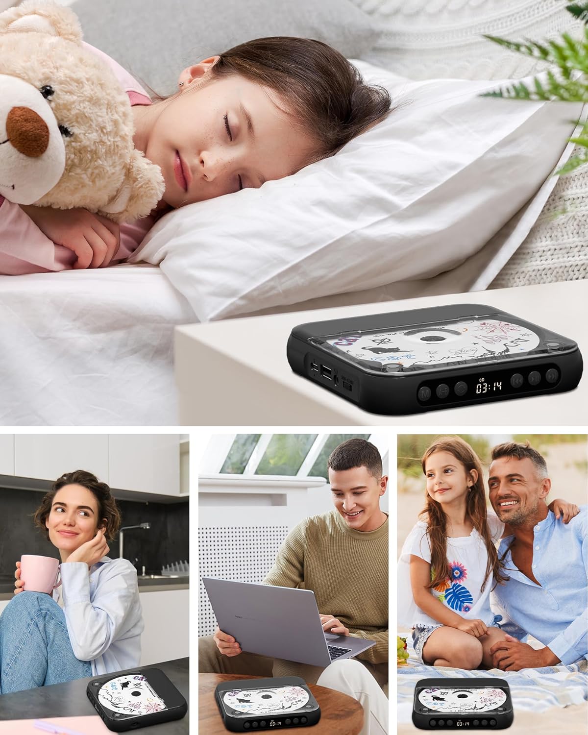 Thumbnail 6 de ENVYCLOUD portable CD player 6h